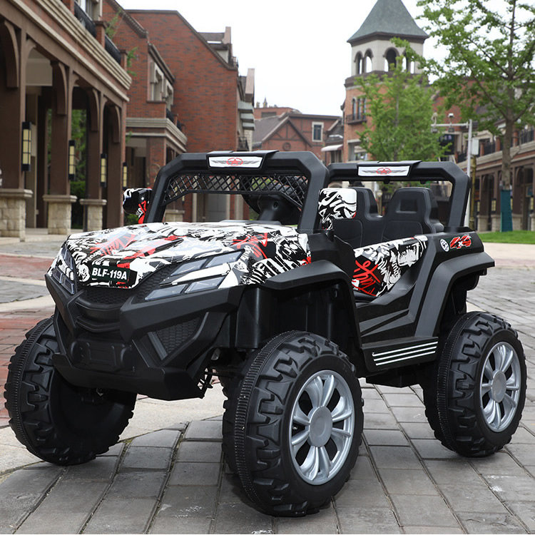 12V Battery Remote Controled Electric Ride on Car Four-wheel Drive Off-road 7 - Copy