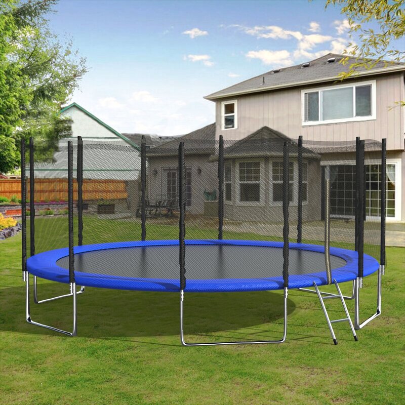16ft trampoline with safety net 1 4
