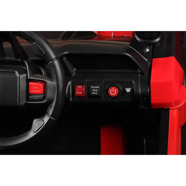 Kids 12V Battery Operated Electric Ride on Jeep With Remote Control Red 1