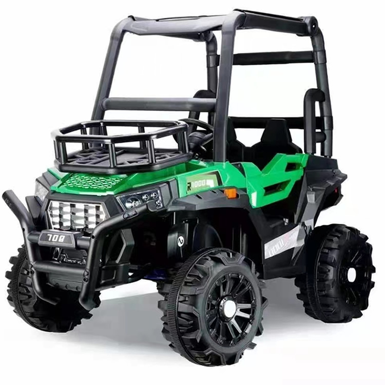 Children's Electric 4x4 Buggy Dual Drive Riding Car green