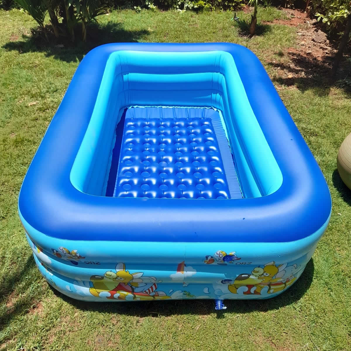 Inflatable Family Swimming Pool Large Capacity Outdoor Swimming Pool 2.1m1.5m0.6m 5
