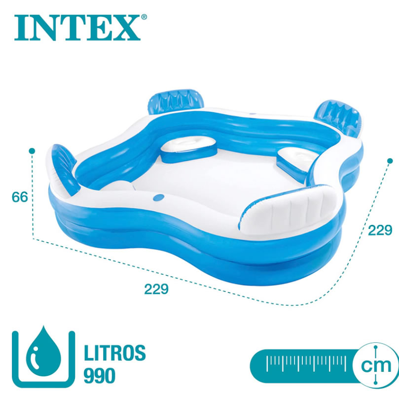 Intex Swim Center Family Lounge Inflatable Pool2