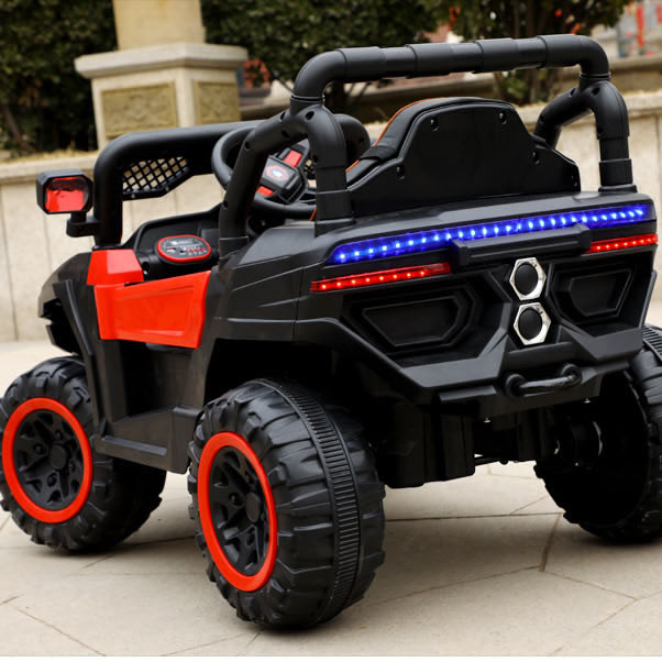 Kids 12V Battery Operated Electric Ride on Jeep With Remote Control Red 1