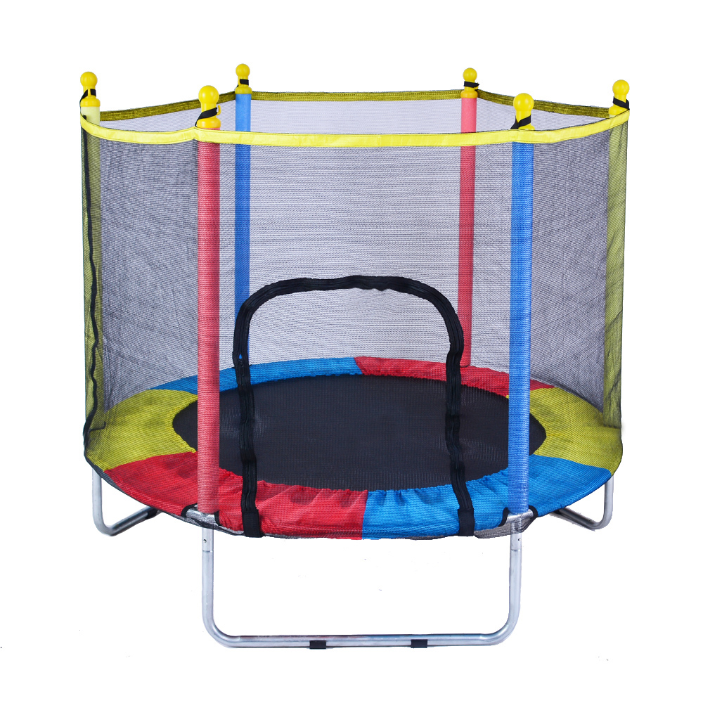 Kids Trampoline 1.4m4.5ft with with Protective Safety Enclosure