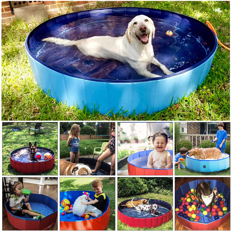 Portable and Foldable Pet Cat Dog Pool PVC Plastic Pool