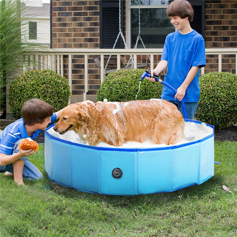 Portable and Foldable Pet Cat Dog Pool PVC Plastic Pool