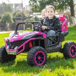 Pink 2-Seater Kids Electric Off-Road Ride-On Car for Girls